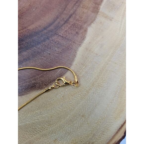 Raw Quartz Crystal Necklace 16in Chain - Picture 8 of 8